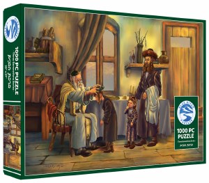 Picture of Birchas HaBanim Puzzle Three Generations Childrens Blessing 1000 Pieces